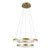 Lampa wisząca Italux Morte PND-34535-2L-GD Złota 2-płomienna Nowoczesna LED